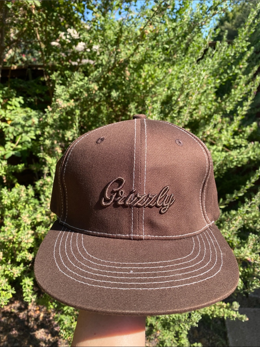 Grizzly Griptape Skate Snapback Hat Skateboard in Brown
